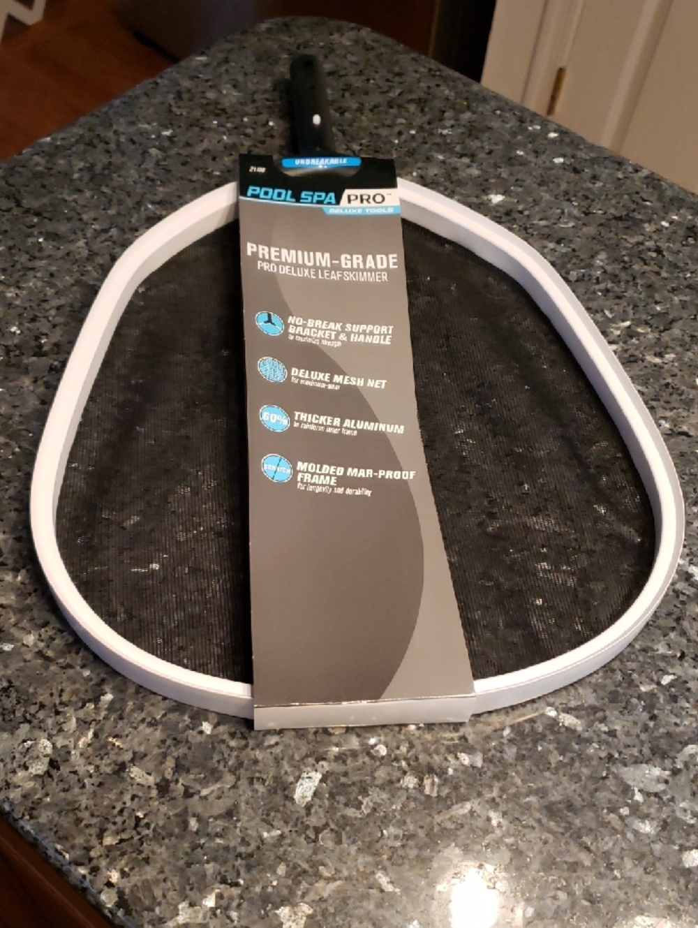 Pool Spa Pro Premium-Grade Leaf Skimmer - White/Black And